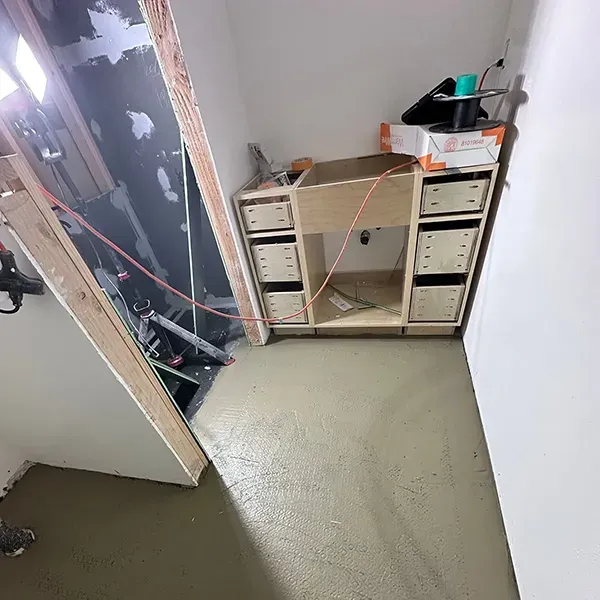 Before bathroom remodeling project